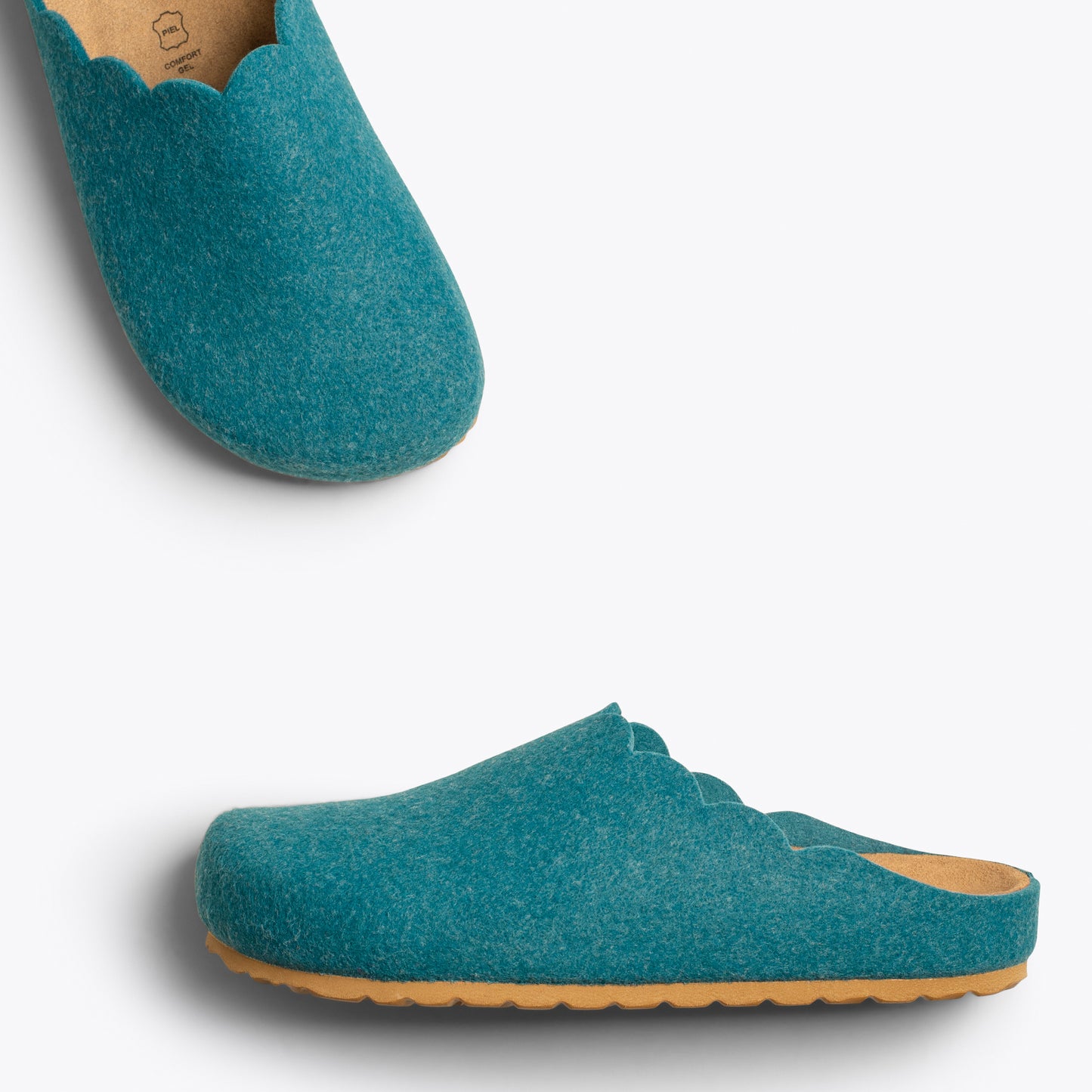 SWEET HOME - Chaussons femme BLEU 