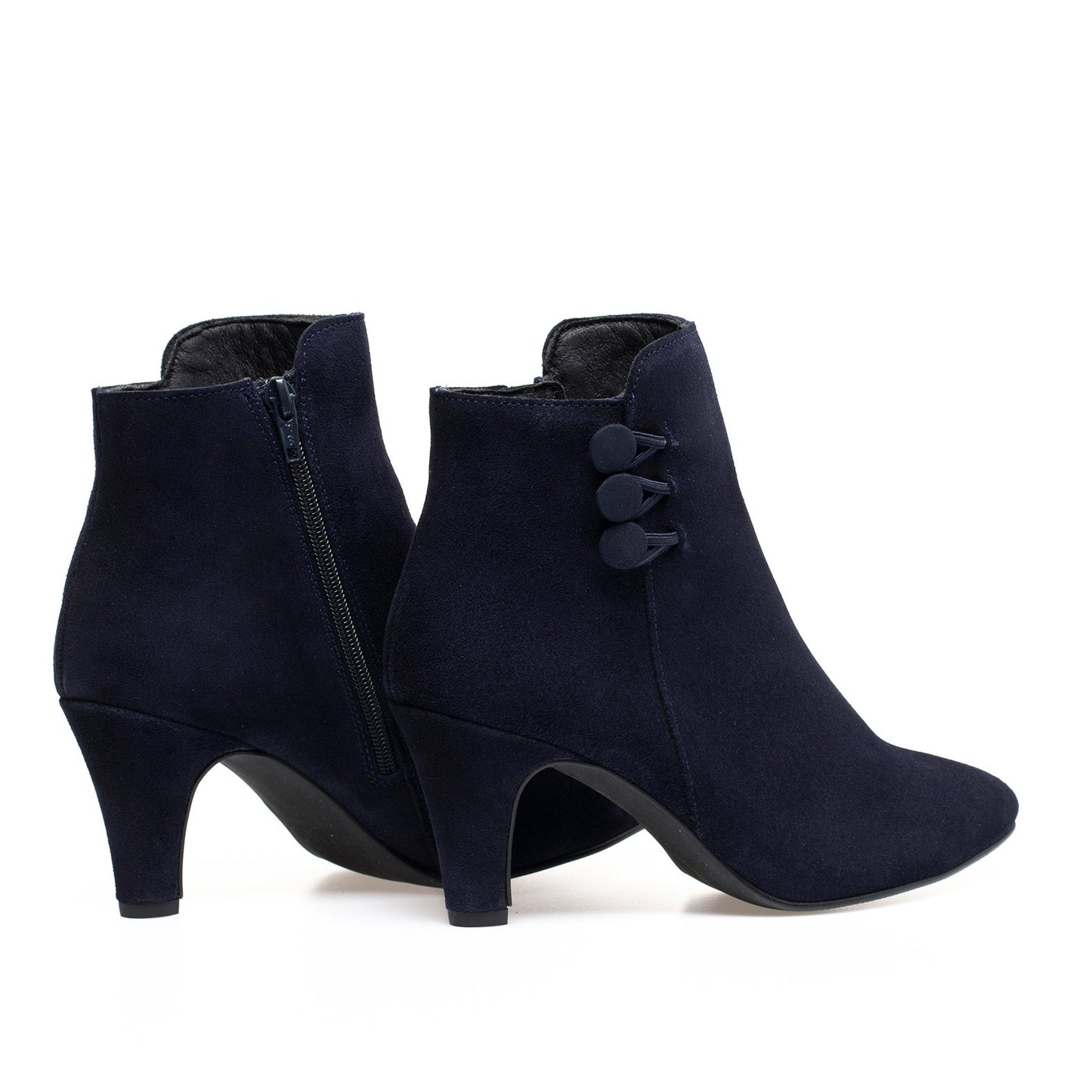 Bota com botão LADY NAVY BLUE 