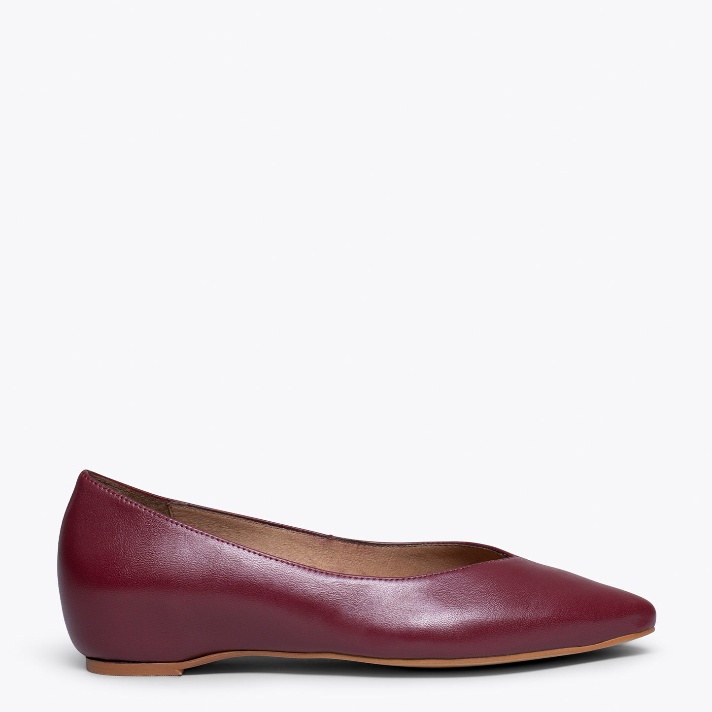 Chaussures URBAN WEDGE BURGUNDY avec cale interne 