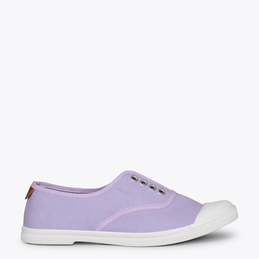 WAY Zapatillas sin cordones de lona LILA