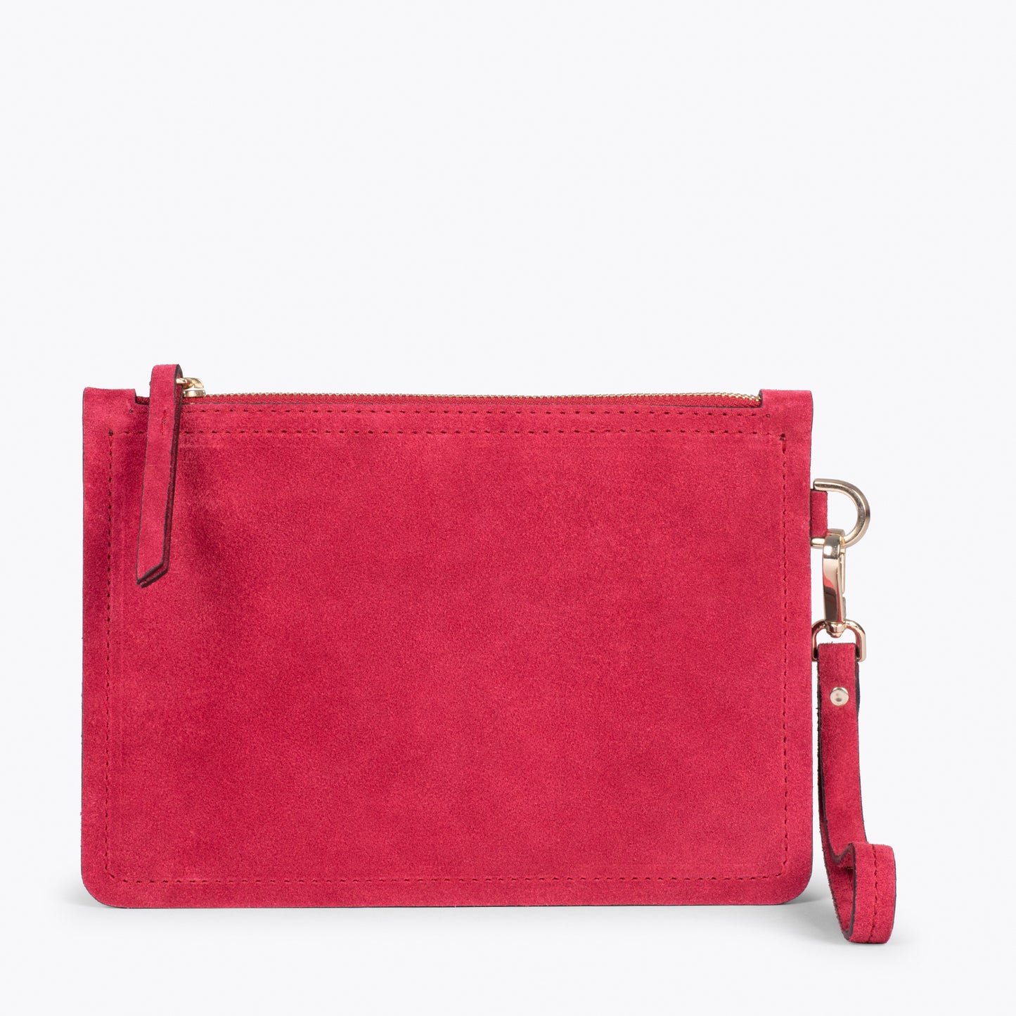 URBAN - Pochette en cuir FRAMBOISE 