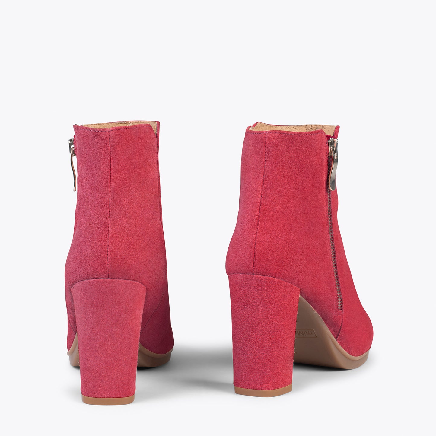 URBAN BOOT – Bottines à talons RASPBERRY 