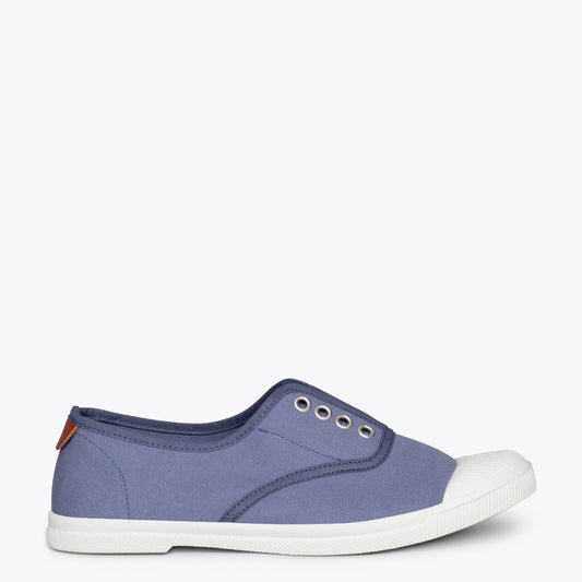 WAY Zapatillas sin cordones de lona JEANS