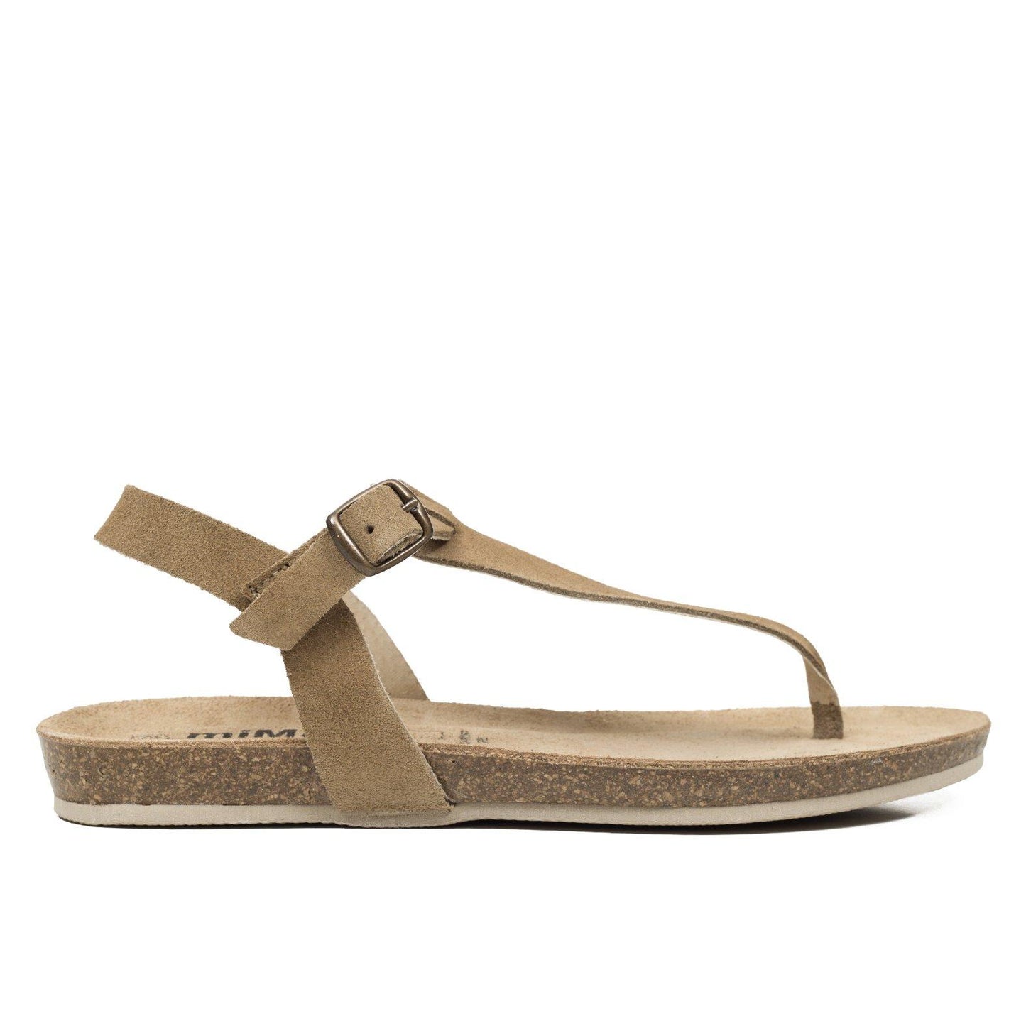 BIO GREEN - Sandalia plana BEIGE