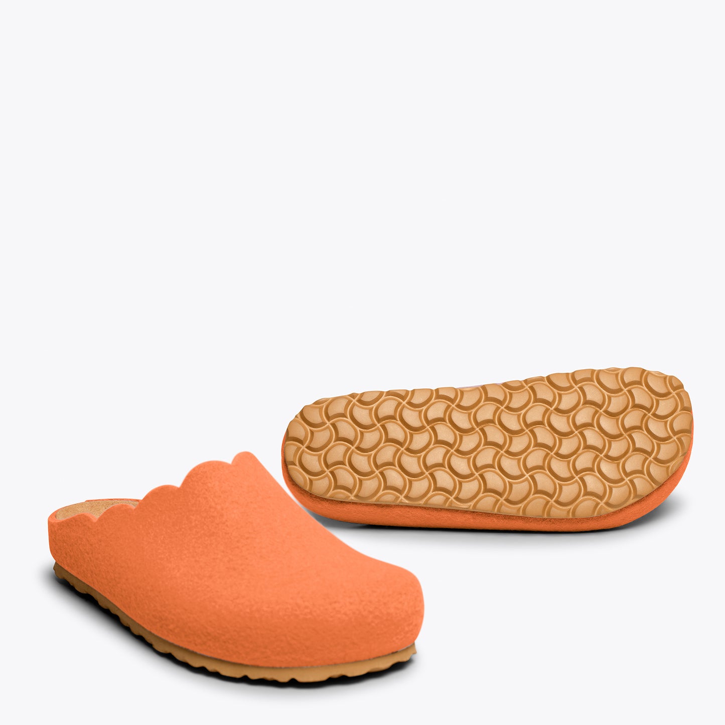 SWEET HOME - Chaussons femme ORANGE 