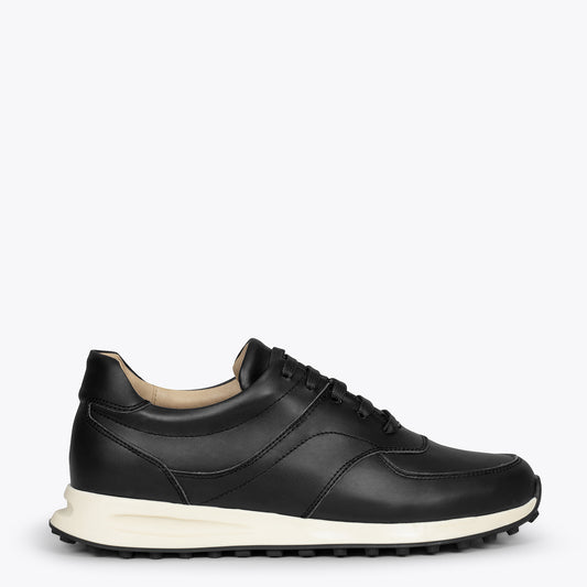 YORK Zapatillas de vestir para hombre NEGRO