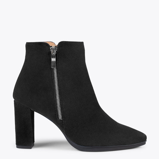 URBAN BOOT – Bottines à talons NOIRES 