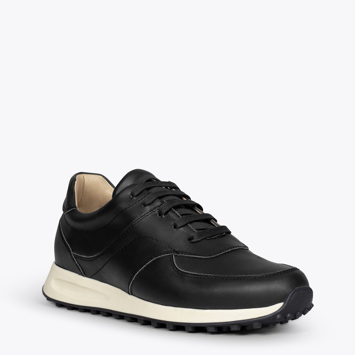 YORK Zapatillas de vestir para hombre NEGRO