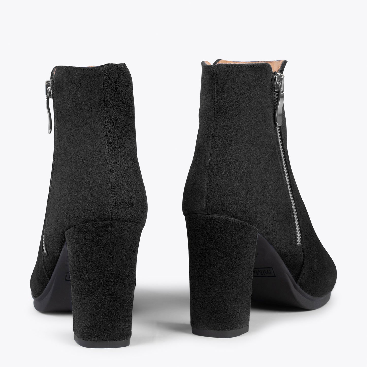 URBAN BOOT – Botins PRETOS de salto alto 