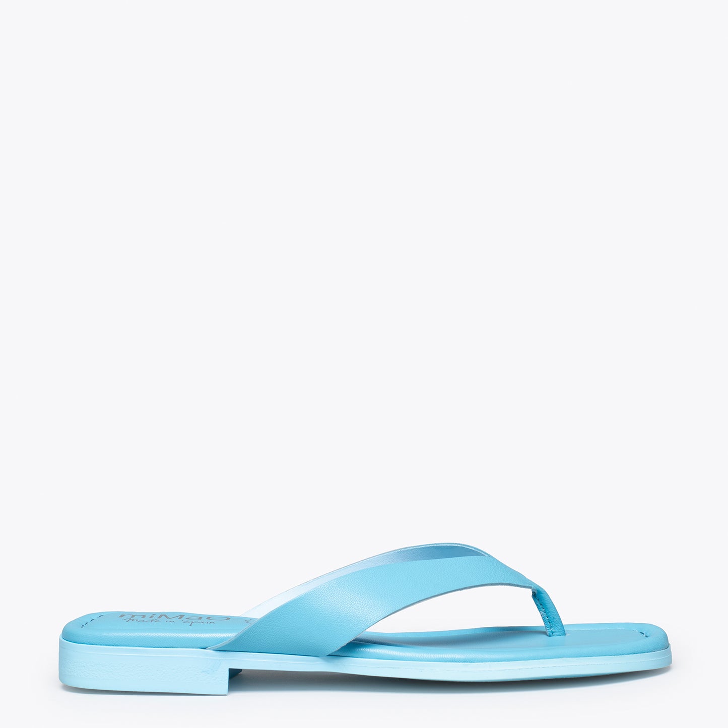 FLIP FLOP Sandalias de dedo planas AZULES