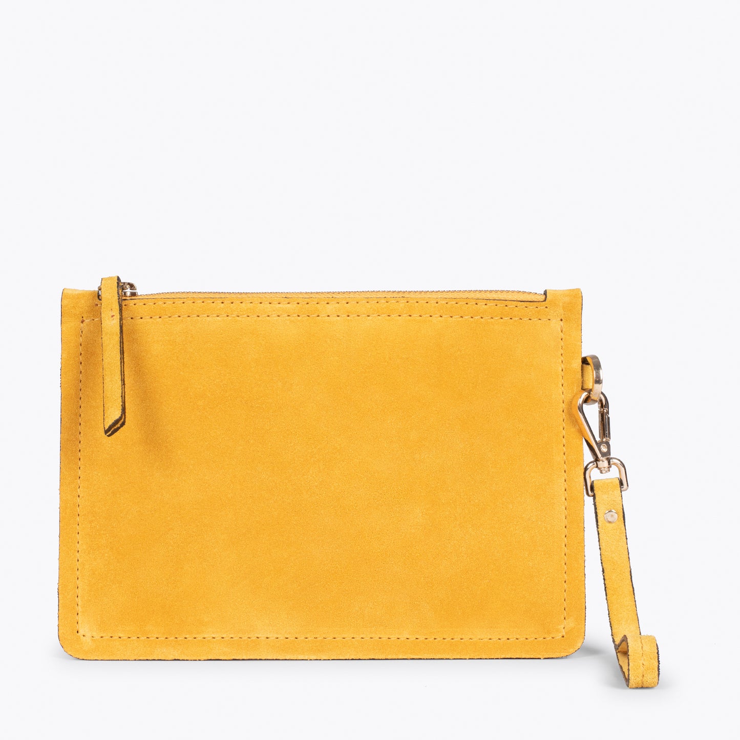 URBAN - Bolso de piel tipo clutch AMARILLO