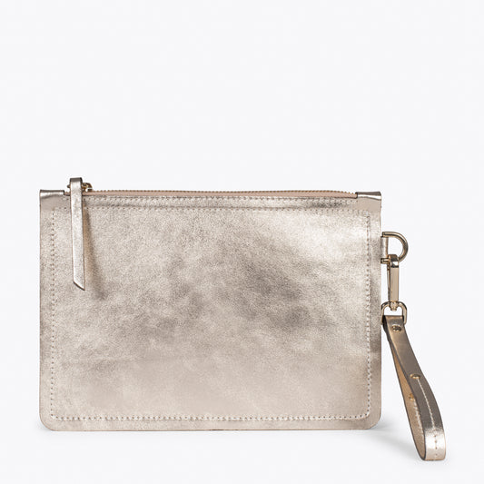 URBAN - Pochette en cuir GOLD 