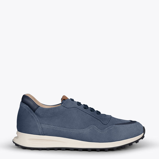 BOSTON Zapatillas de piel para hombre JEANS