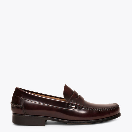 CASTELLANO BORDEAUX Sapato castelhano para homem Couro Florentic 