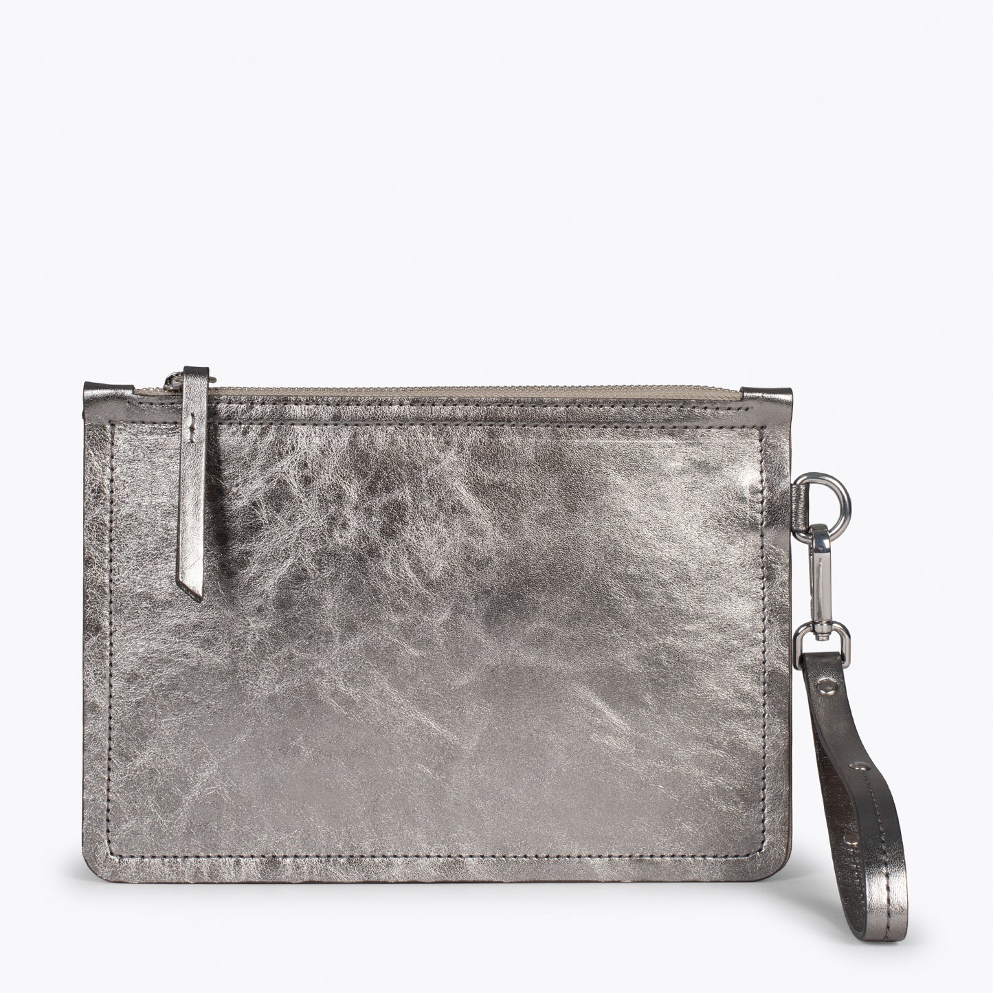 URBAN - Bolsa clutch de couro PLOMO 