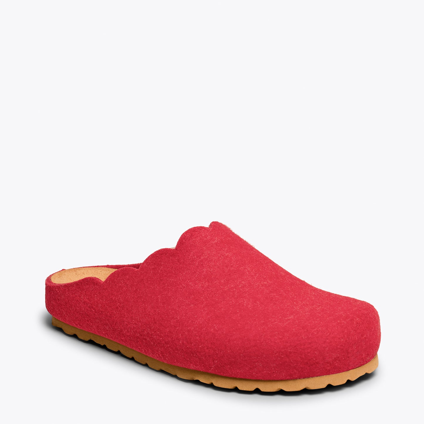 SWEET HOME - Chaussons Femme ROUGE 