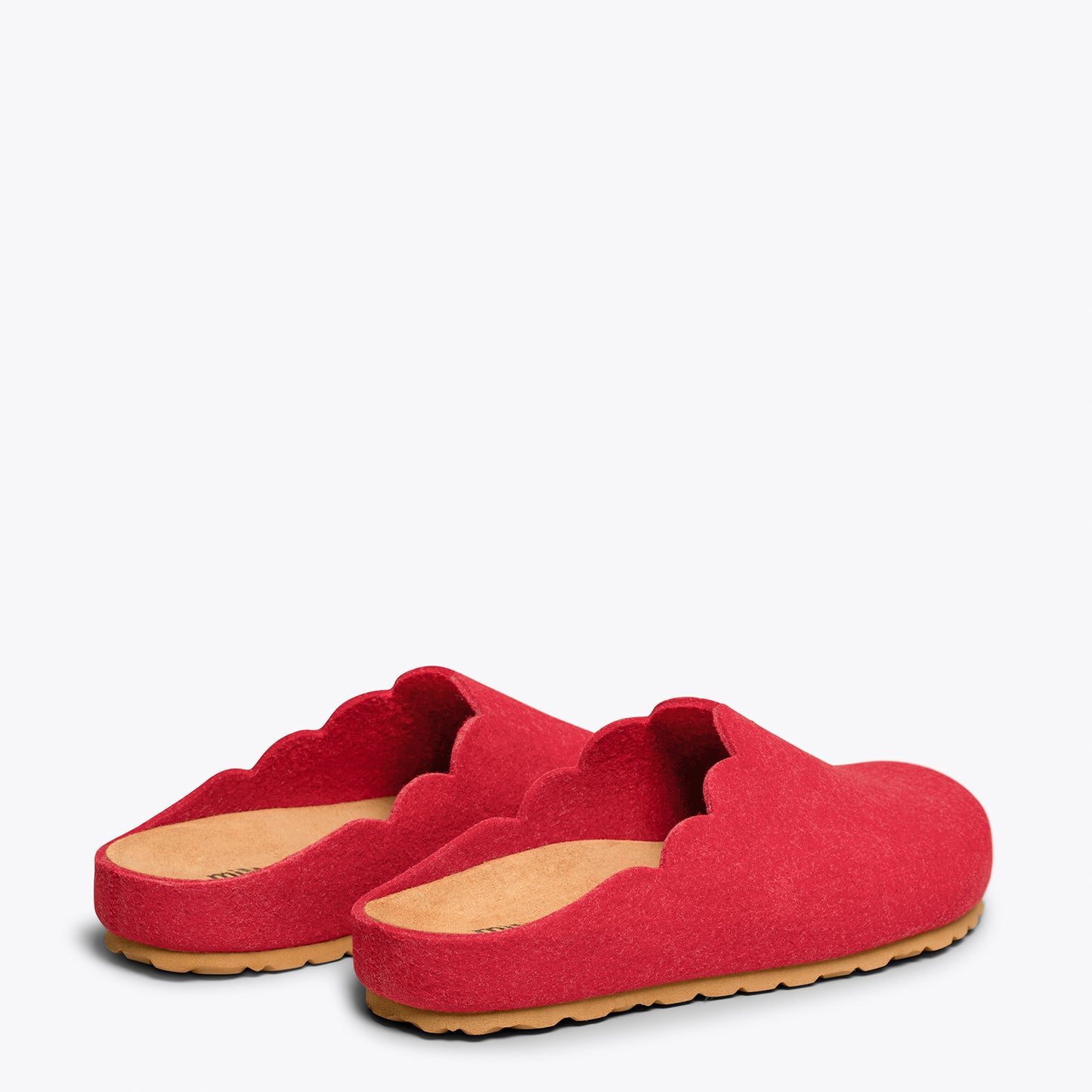 SWEET HOME - Chaussons Femme ROUGE 