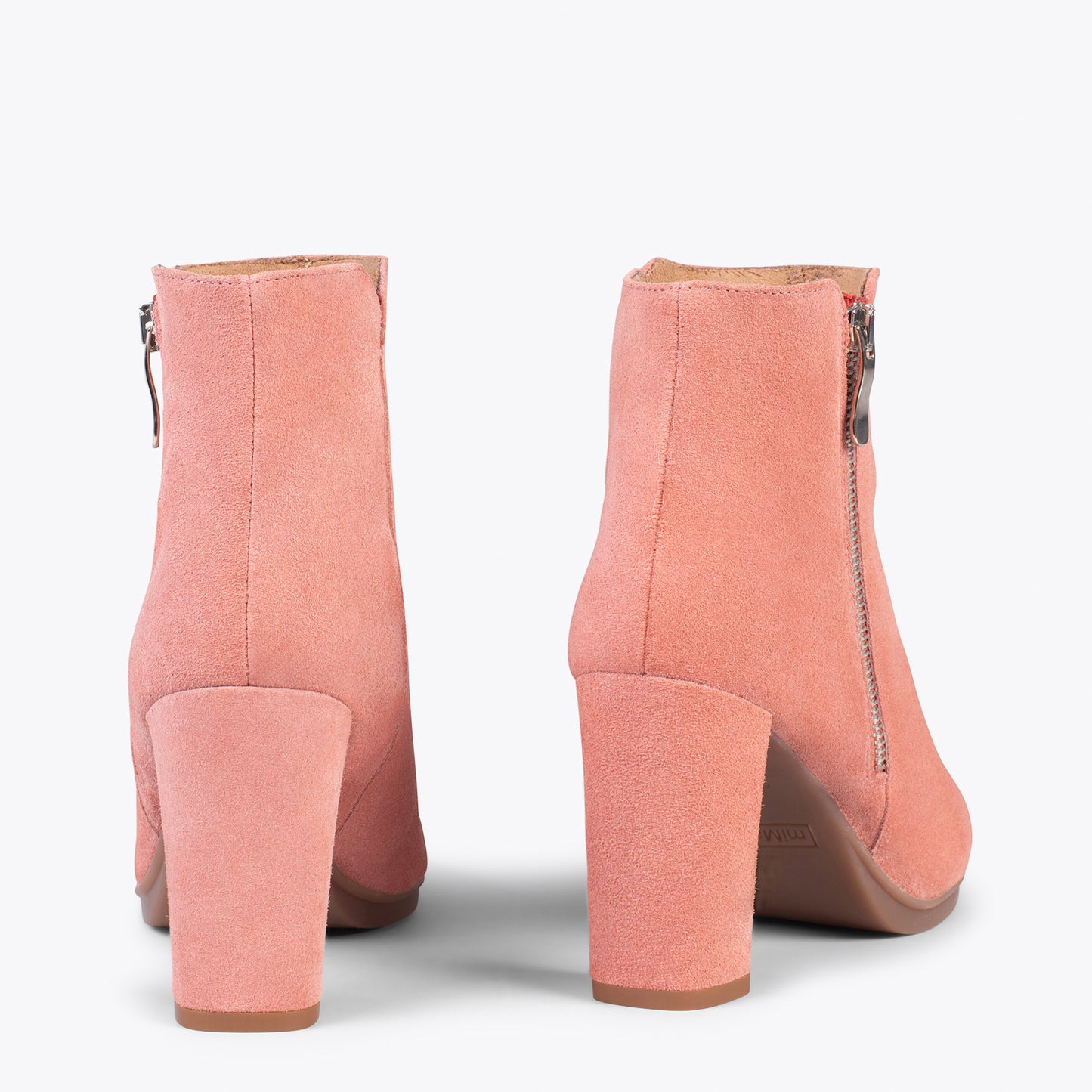 URBAN BOOT – Bottines à talons ROSE 