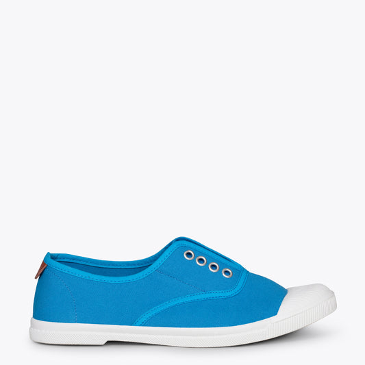 WAY Zapatillas sin cordones de lona AZUL
