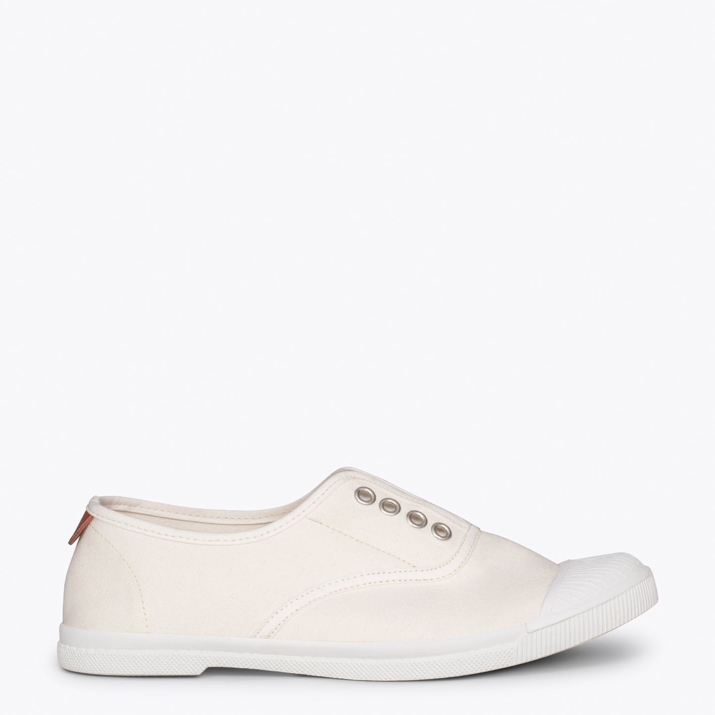 WAY Zapatillas sin cordones de lona BLANCA