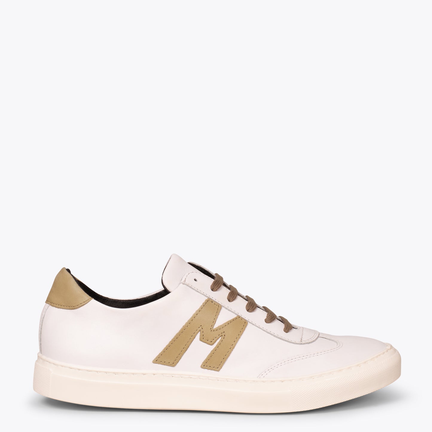 MÓNACO Zapatillas casual de hombre con logo en TAUPE