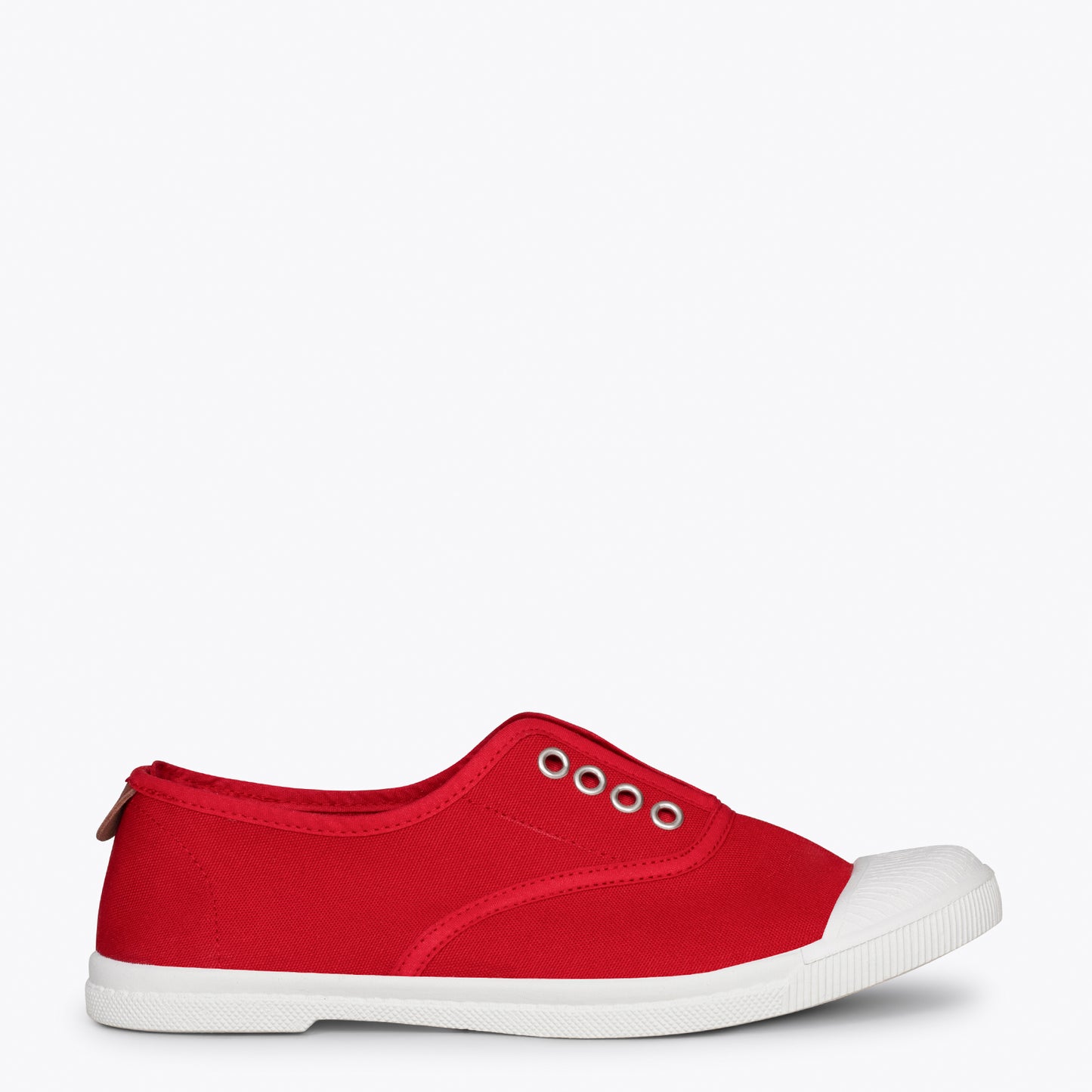 WAY Zapatillas sin cordones de lona ROJO
