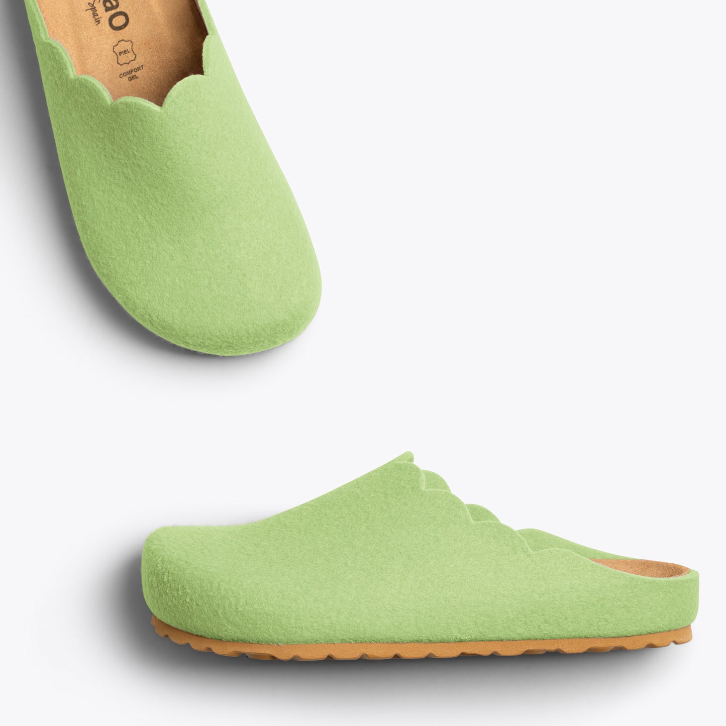 SWEET HOME - Chaussons femme VERT 