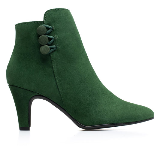 Bota com botão LADY GREEN 