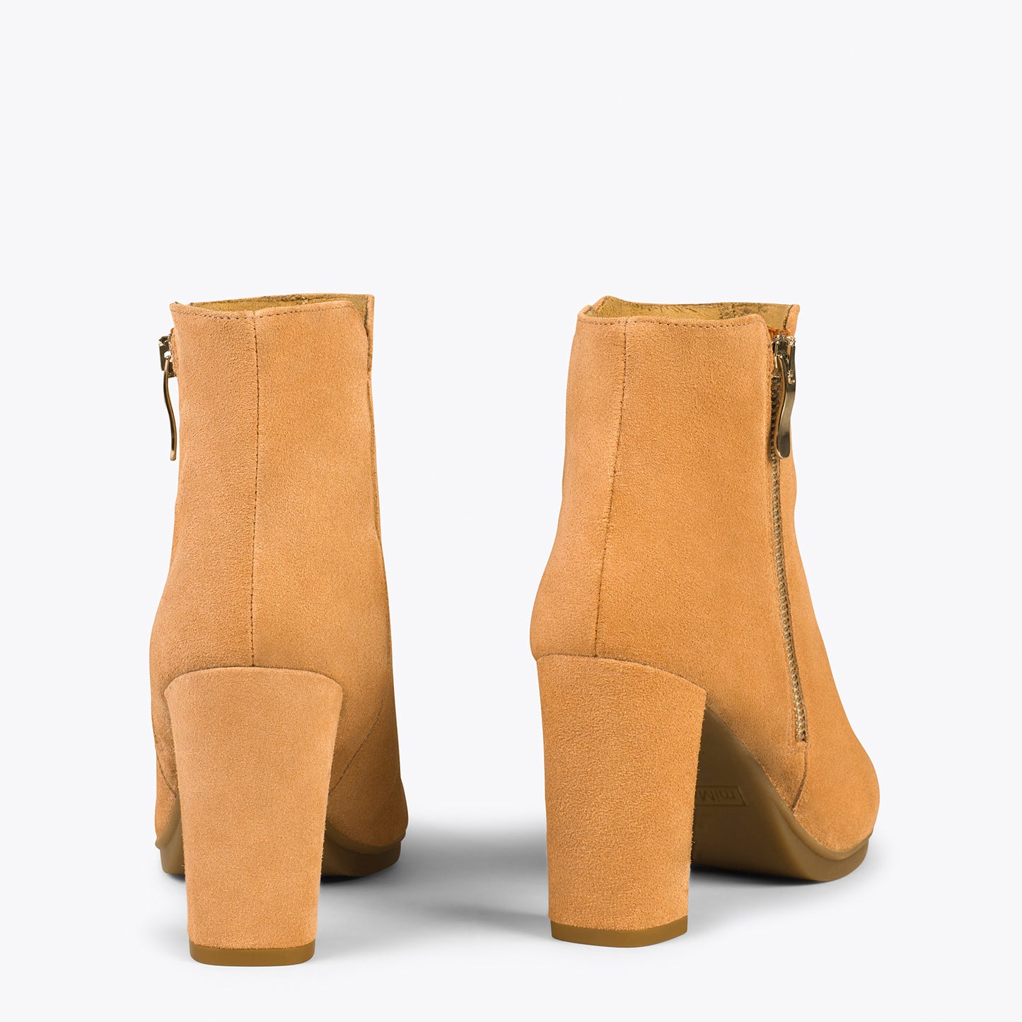 URBAN BOOT – Bottines à talons CAMEL 