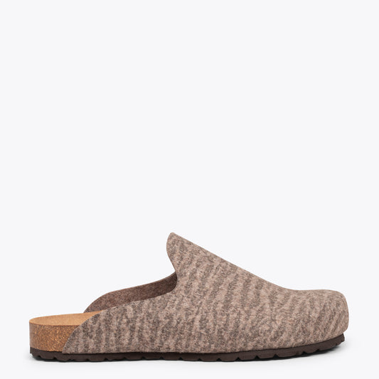 Chaussons homme SWEET HOME MAN MARRON 